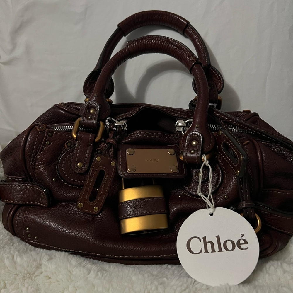 Vintage Chloe Paddington Dark Brown Bag